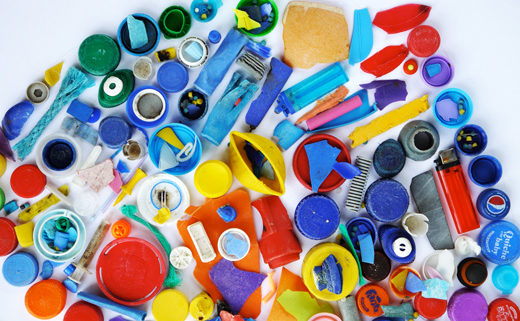 A range of plastic items
